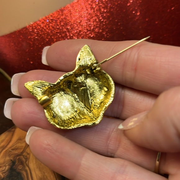 Masked Cat Brooch - Picture 5 of 5